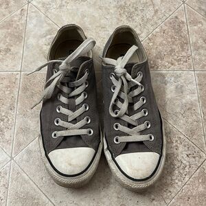 Women's Gray Converse Size 7